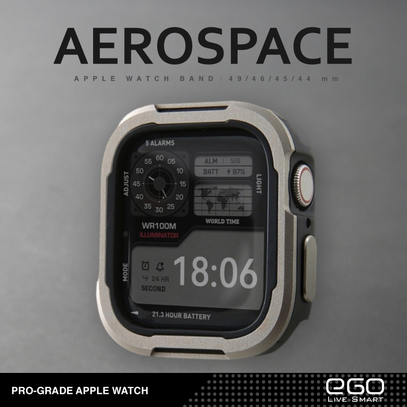 極推！AppleWatch 航太鋁保護殼 11 10 9 8 SE ultra 49 46 45 44 保護殼 防摔殼