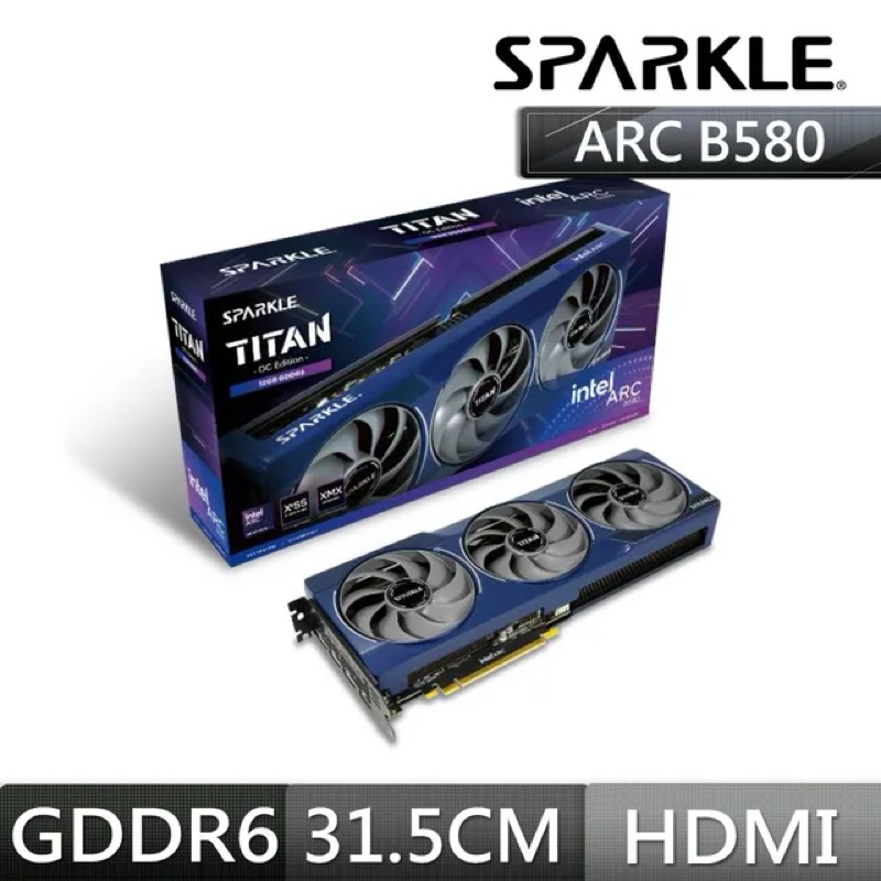 sparkle intel arc b580 titan oc 12gb