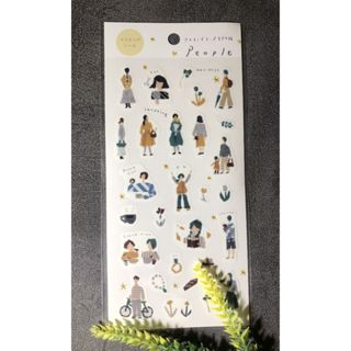(現貨)日本製 日本作家田村美紀「我的最愛」系列和紙貼紙_"人們"_手帳裝飾_日本貼紙_日本商品直送