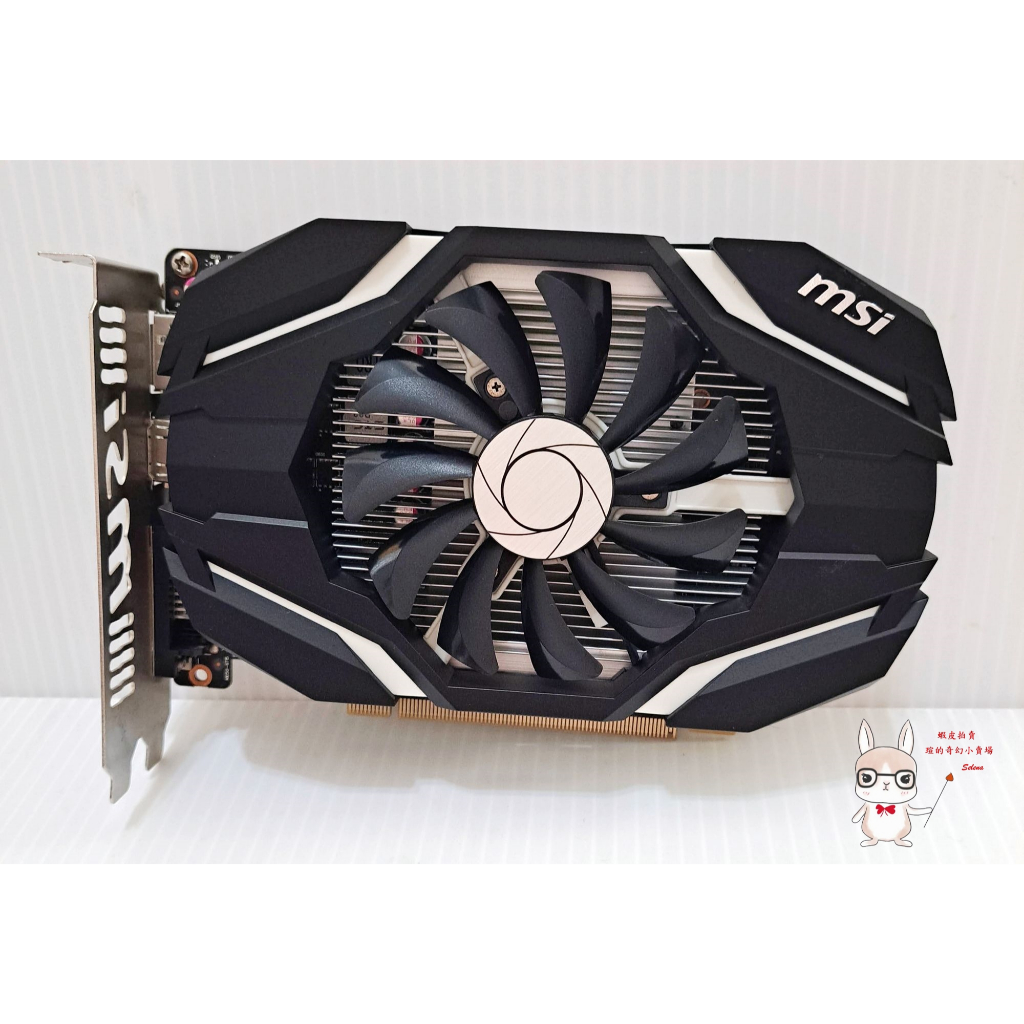 MSI GTX1050TI OC 4GD5 顯示卡 二手良品 已完成清潔保養測試 免外接電源 舊機升級好選擇 單風扇小卡