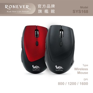 RONEVER SYS168 / 2.4G無線靜音光學滑鼠