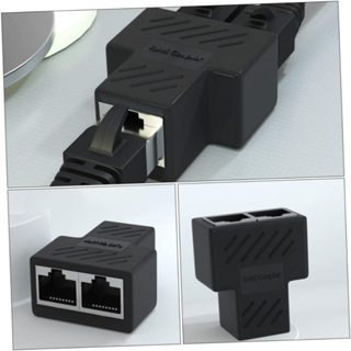 【24H出貨】RJ45 網路三通頭 網路延長 網路線連接器 網線 1分2 轉接頭 網路分接器 網路一轉二