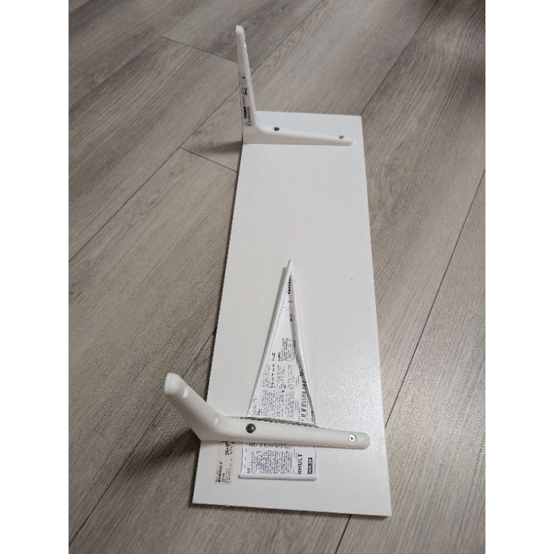 78新 ikea 上牆式層架組 白色59x20公分 (無附螺絲) 無法超取