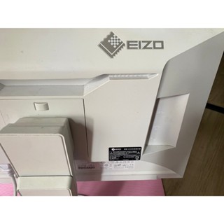 EIZO FlexScan EV2451 液晶螢幕 23.8吋 搬運時被壓壞 可過電 內組零件可回收 廢品二手賣 含架子