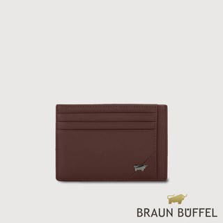 【BRAUN BUFFEL】加利恩-A 6卡卡夾-培土棕(德國小金牛台灣總代理)/BF561-151-POS