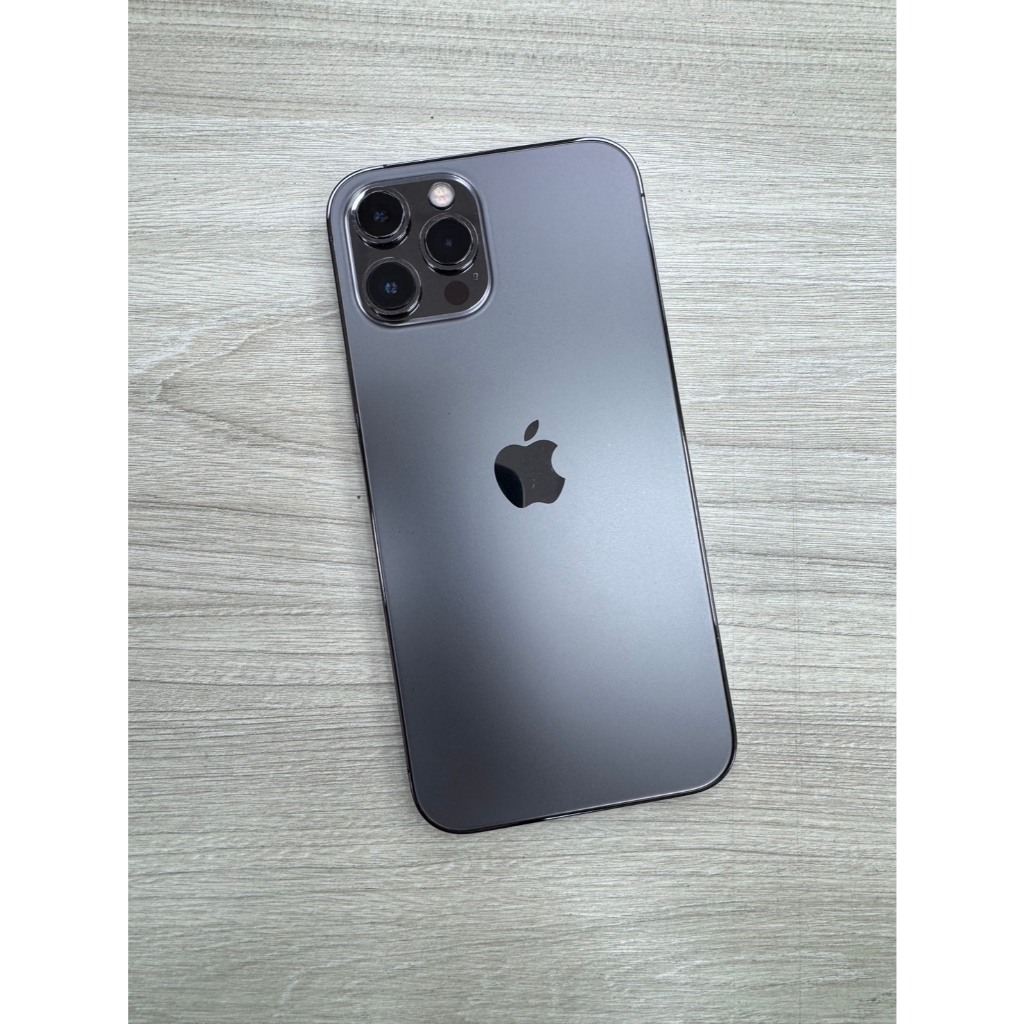 APPLE-IPhone12PROMAX 灰 128G新古機電池100%保固3個月實體&線上門市