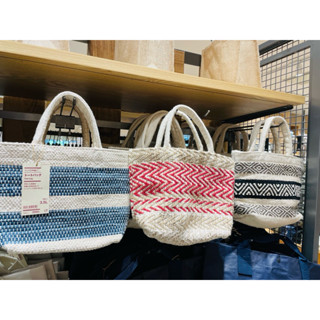 日本限定🇯🇵 MUJI 無印良品 手提包 印度手工編織包 提袋 南國風
