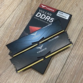 Team 十銓 T-FORCE VULCAN 火神系列 DDR5-6400 32GB(16Gx2) CL40 黑色