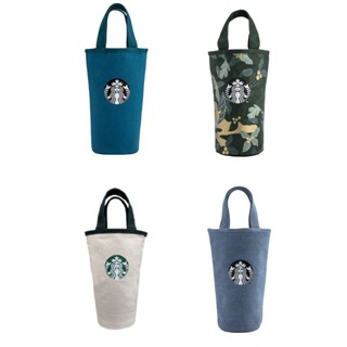 星巴克的天空 Starbucks 靛藍女神拼色 藍色丹寧女神 綠女神經典 隨行杯袋 單杯提袋 情人節