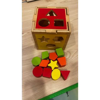 *二手商品* 兒童配對盒 木製玩具 螺絲組合