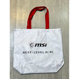 msi NEXT - LEVEL AI PC 超大質感加厚購物袋/側背包