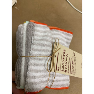 現貨✅無印良品 迷你純棉小手帕 11x22cm 五條組