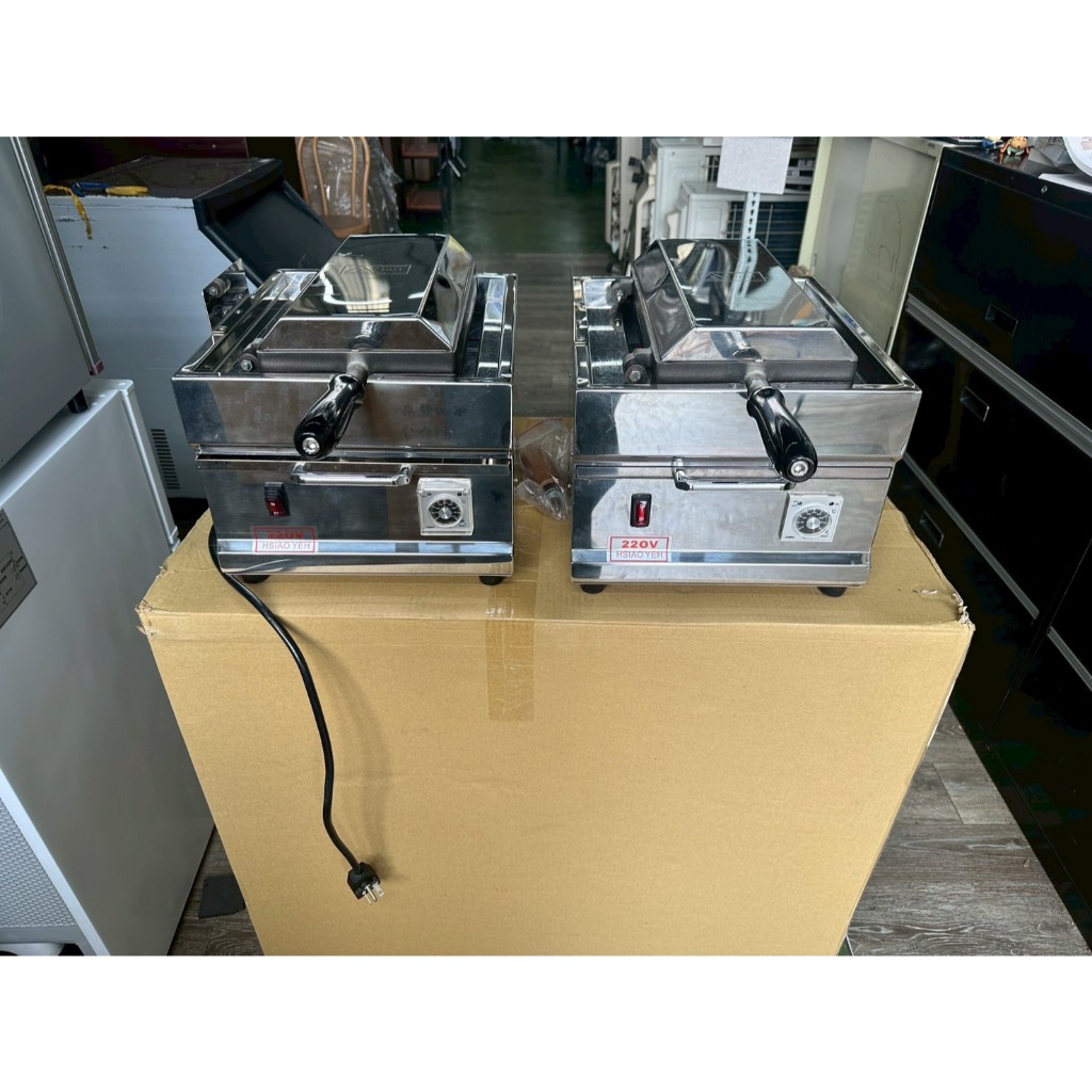 吉田二手傢俱❤插電式雞蛋糕模 雞蛋糕模具 烤模 雞蛋糕爐 營業用 生財工具