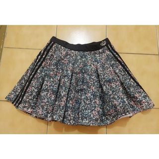 流行女裝~ADIDAS ORIGINALS MIDI~小碎花~百褶裙~運動裙~短裙~半身裙~L號~二手
