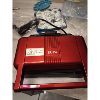 全新【EUPA優柏】多功能迷你家用早餐機/煎烤盤TSK-2076A(煎蛋/肉片/漢堡機)