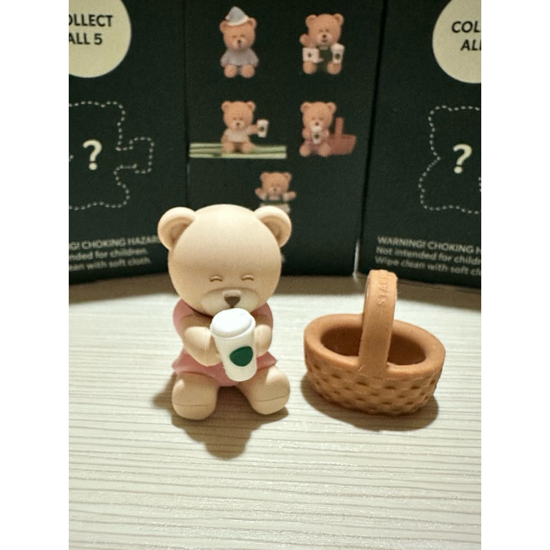 寶寶的家 星巴克造型小熊 MINI BEARISTA  造型小熊公仔 已拆封確認款式盲盒 星巴克盲盒