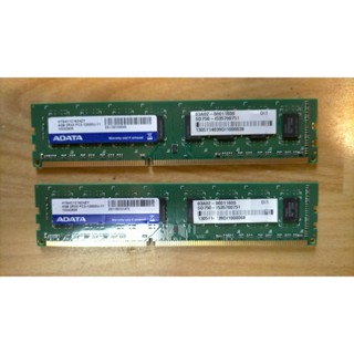 D.桌上型電腦記憶體-威剛ADATA 4G*2共8G DDR3 雙面 PC-12800-直購價100