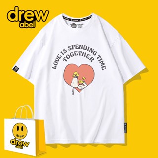 史努比 Snoopy 純棉T恤 寬鬆T恤 落肩T恤 短T韓版寬鬆圓領上衣簡約寬鬆上衣Oversize百搭半袖上衣情侶短袖