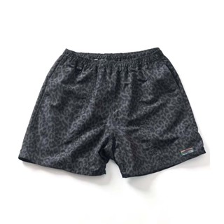 FREAK'S STORE 尼龍可收納輕便短褲 灰色豹紋男女款 FREAKS-101 [臺灣現貨]