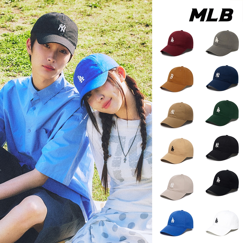 MLB 棒球帽 老帽 可調式軟頂 洋基/紅襪/道奇/守護者隊(CP77-多款任選)【官方旗艦店】