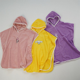 👚T00104👚庫洛米/美樂蒂/大耳狗洗澡游泳斗篷浴巾
