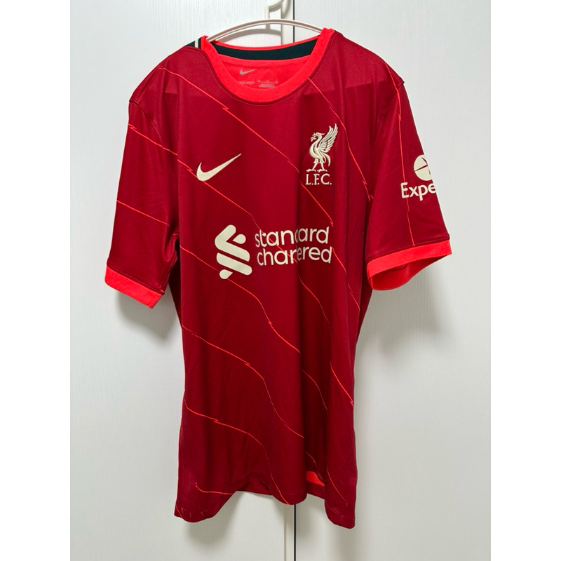 Liverpool 利物浦 21-22 主場 球衣 M.Salah #11 英超燙字 M號 NIKE 法老 （二手）
