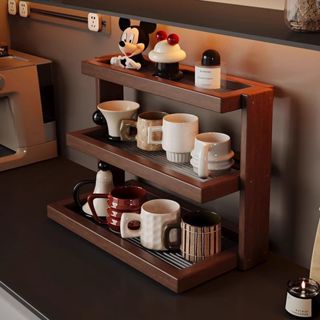 三層杯架 杯架 咖啡杯架 收納杯架 杯子收納架 杯架置物架 置杯架 杯子收納架 茶杯水杯咖啡杯茶具置物架