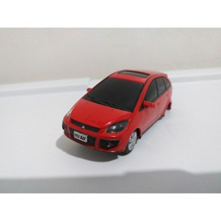 二手無盒 有缺件 原廠 1/43 三菱 MITSUBISHI COLT PLUS io 紅色 模型車