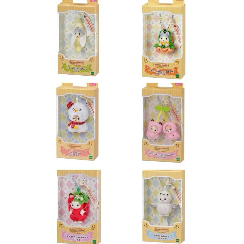 現貨📣日本限定 森林家族 吊飾 雪之妖精 山雀 海豹 草莓🍓兔兔 櫻桃🍒雪人⛄️梅花鹿 哈士奇