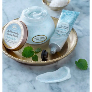 《Dubi baby》日本版🇯🇵 SABON 二合一臉部純淨薄荷磨砂膏 60ml SABON 去角質 SABON磨砂膏