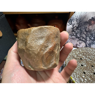 《現貨》手工 手捏 柴燒養生金茶杯 杯 柴燒杯#礦物質#原礦#明火裸燒#龍窯柴燒#茶具#酒杯#咖啡杯#泡茶壺#老巖泥#壺