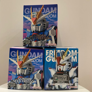 BANDAI NAMCO 迷你自由鋼彈 Qmsv Mini Gundam See Freedom 開盒 確認款 模型