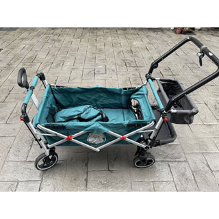 出租 頂級歐規露營推車折疊推車寵物車幼兒推車推拉二用拖車推車快速收納可拆洗