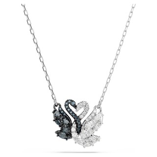 SWAROVSKI 施華洛世奇 Swan 黑白天鵝 愛與美水晶項鍊 5705721