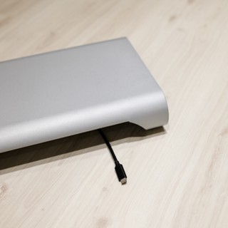 ProBASE USB-C 鋁製多功能螢幕架 MONITORMATE 灰色 銀色