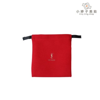 YSL 金緻奢華束口袋(紅) 小婷子美妝