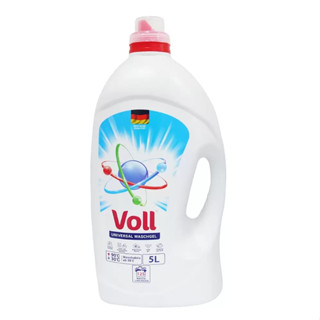 德國 Voll富爾 多效酵素洗衣精12杯 - 白色 (5L超大瓶) ~ 超過5公斤超商無法配送