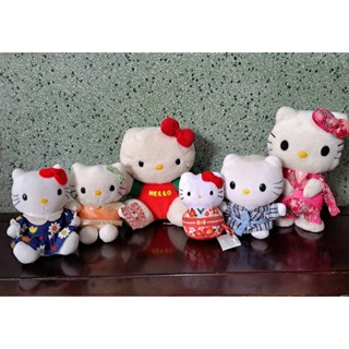 Hello Kitty 凱蒂貓 絨毛玩偶 和服娃娃 早期 可愛Kitty 絕版收藏