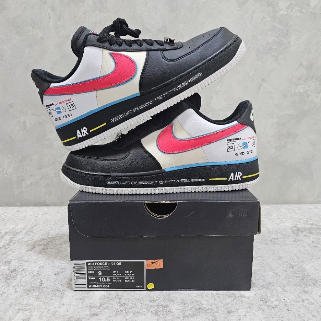 [二手S級] US9 Nike Air Force 1 “Racing 雷霆” AH8462-004
