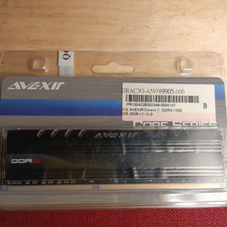 Avexir 宇帷 8GB DDR3-1333 桌上型 CORE系列 AVD3U13330908G-1CW