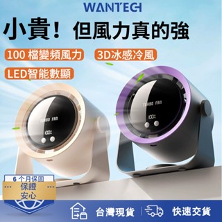 【100級風力+超靜音】WANTECH小風扇 USB電風扇 靜音風扇 LED 小電風扇 電風扇 小型小電扇 USB風扇