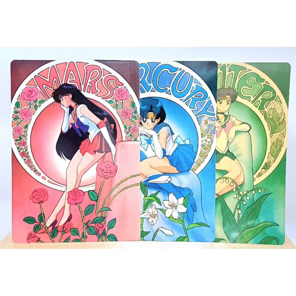 早期卡通 美少女戰士 水星 火星 木星 老漫畫 墊板 老文具 復古墊板 月光仙子 童年回憶 正版美少女戰士 庫存★舊潮★