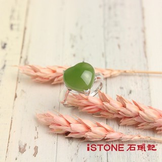 石頭記-純銀碧玉戒指-心惜(碧玉/925銀/戒指)