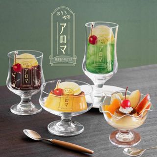玻璃杯 日本製 現貨【東洋佐佐木】HS杯口強化 透明 冰沙 冷飲 布丁杯 高腳玻璃杯 冰沙杯 甜品杯 復古玻璃杯 點心杯