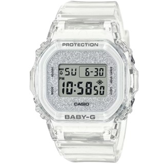 【CASIO】卡西歐 Baby-G 經典方形電子錶-果凍白 BGD-565GC-7 臺灣卡西歐保固一年