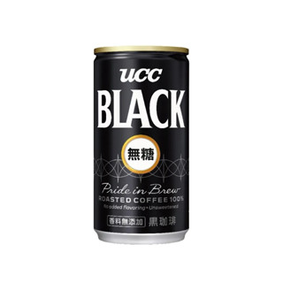 【ucc】無糖咖啡 184ml*30入/箱