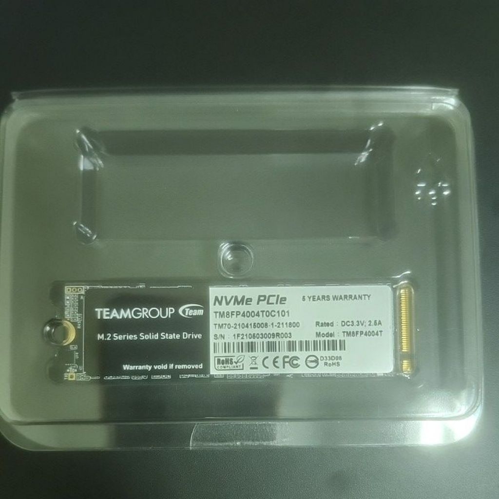 Team 十銓MP34 4TB M.2 PCIeGen3x4 5年保固態硬碟TM8FP4004T0C101 4T SSD