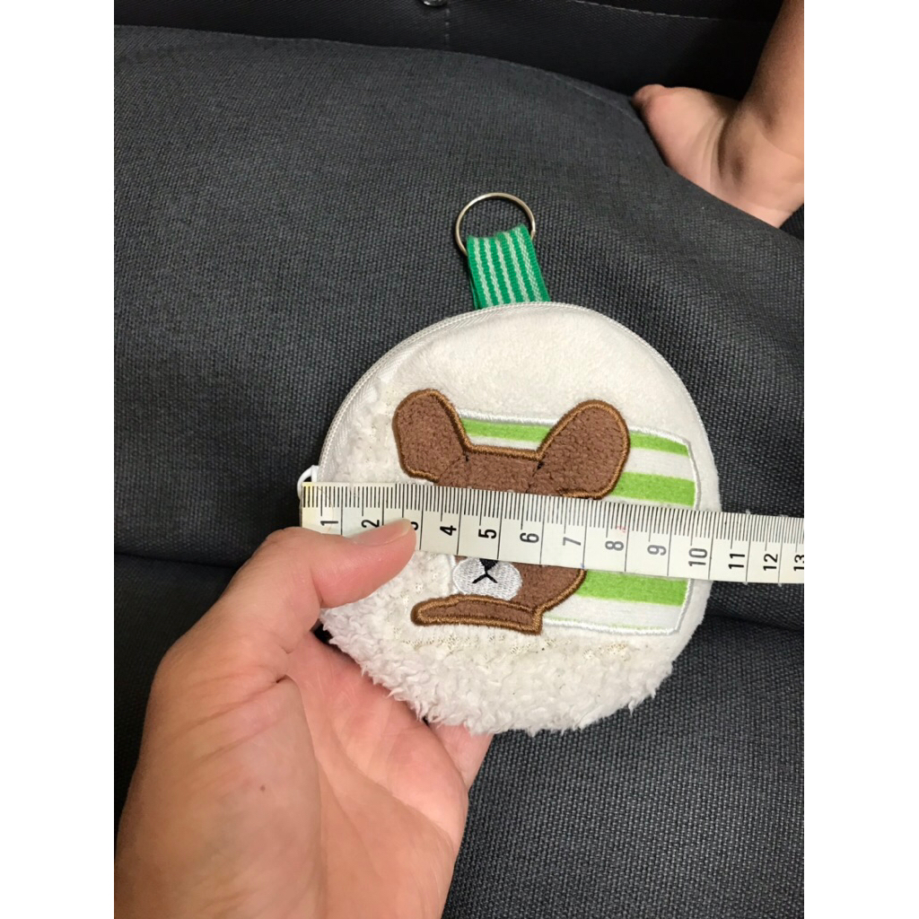 二手在淡水小熊學校小拉鍊包*現貨*7-11 CAFE 小熊學校收納組(傑琪睡覺中小圓包) J-10947