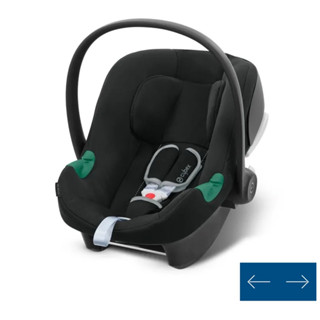 9成新 Cybex Aton B2 新生兒提籃 黑（含全新推車轉接頭）