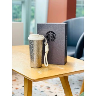 Starbucks官方正品！星巴克杯子2025 510ml多彩夏日銀灰純鈦雙飲口隨行杯帶掛件粉色咖啡杯果汁珍奶茶奶昔茶水